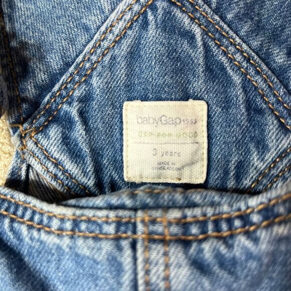 Gap Toddler Girl Jean Overalls Size 3T - Picture 6 of 11